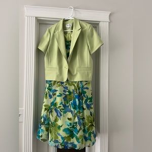 Dress with jacket floral